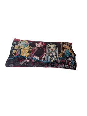 Monster High Pillow Full Size 36"x17"  RARE READ FLAWS in Description